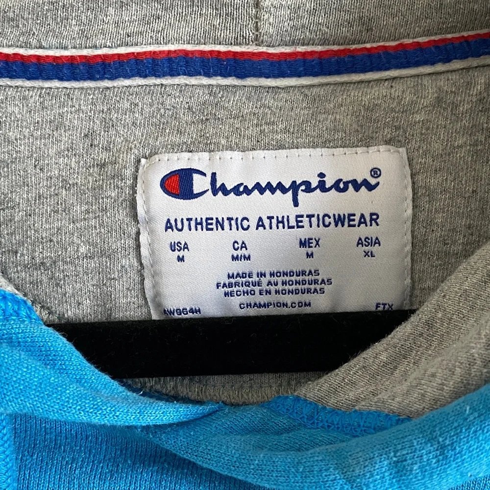 Champion Men's Vibrant Blue Hoodie